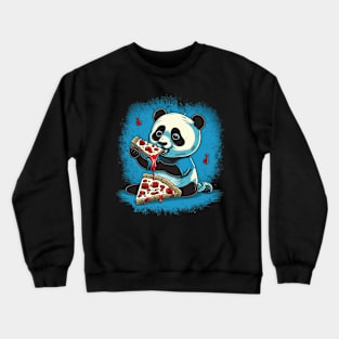 panda pizza Crewneck Sweatshirt